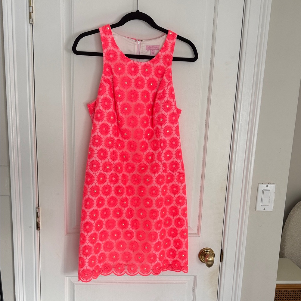 Lilly Pulitzer Coral Floral Dress